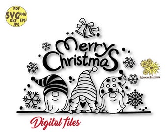 Christmas Gnomes Svg file, Funny Christmas svg, Christmas Gnome Svg,Merry Christmas Svg,Gnome cut file,Gnome family Svg,Winter Gnome Clipart