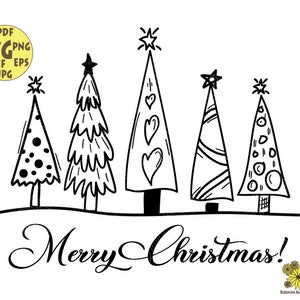 Merry Christmas Svg, Christmas Tree SVG, Winter Wishes SVG, Winter new year svg, Winter Christmas svg, Christmas Tree Svg, Trees vector SVG