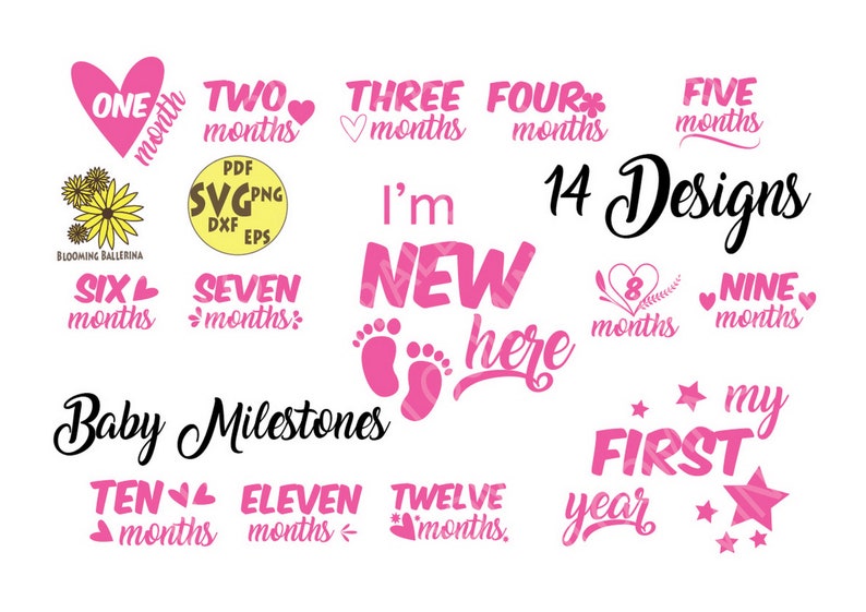 Free Free 167 Baby Milestone Svg Free SVG PNG EPS DXF File