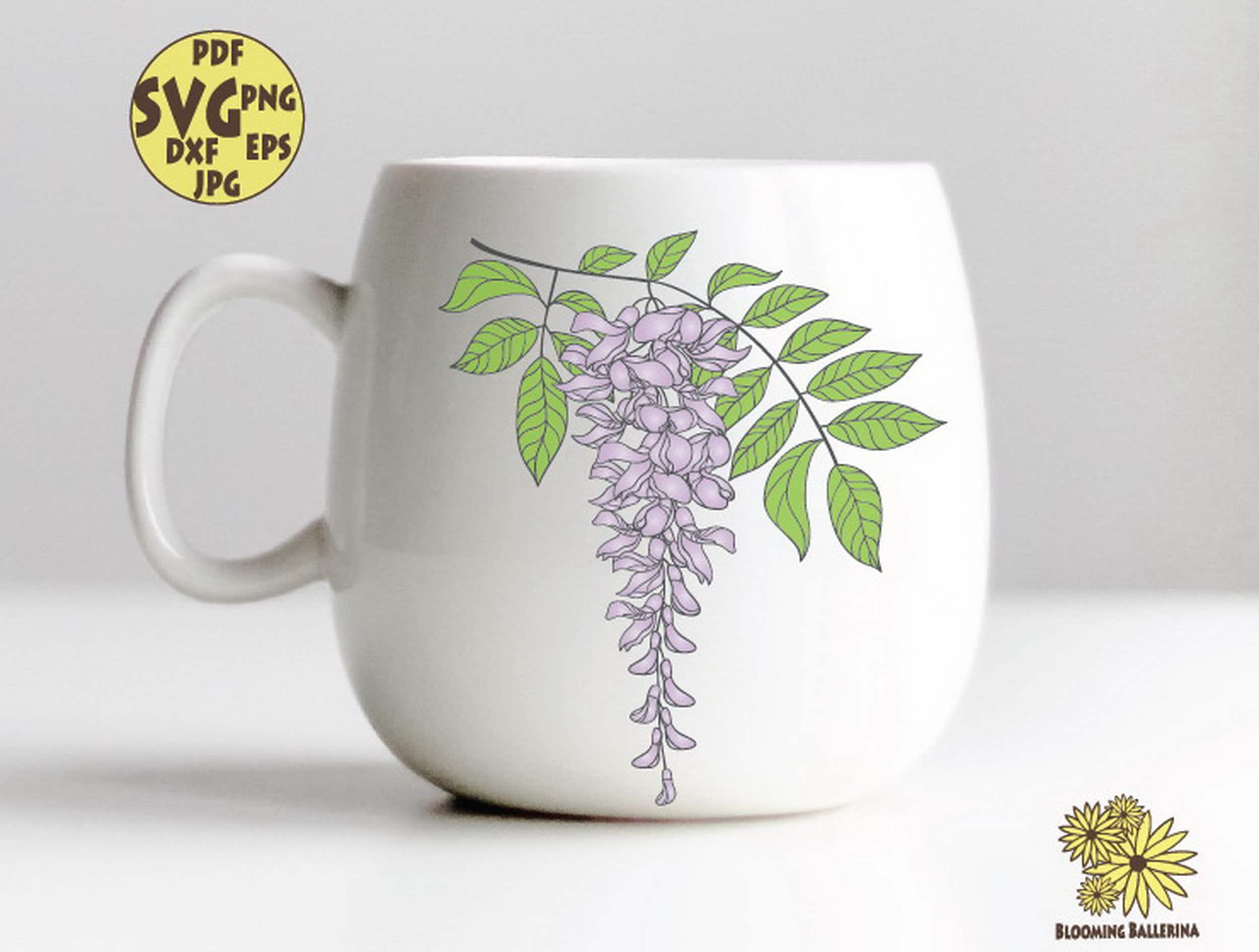 Wisteria Svg Wisteria Flower Svg Wisteria Png Wisteria Etsy Canada