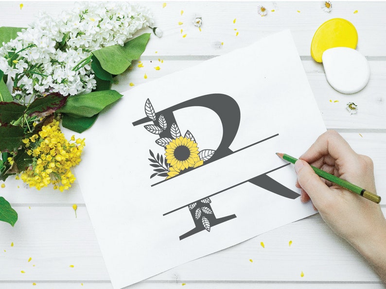 Free Free 183 Floral Monogram Letter Svg SVG PNG EPS DXF File