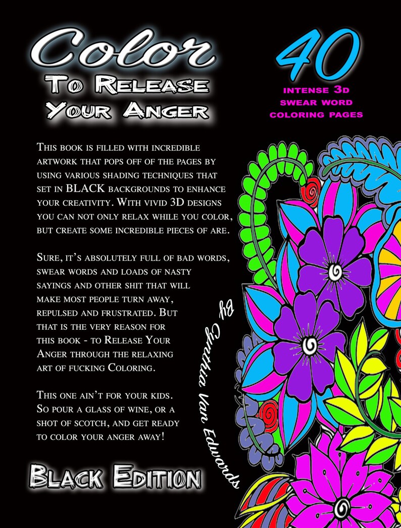 Download Color to Release Your Anger BLACK Edition: Intense 3D ...