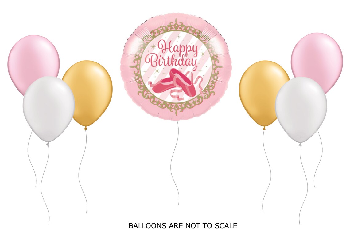 Ballet Balloons Ballet Shoe Balloons Ballet Balloon Etsy