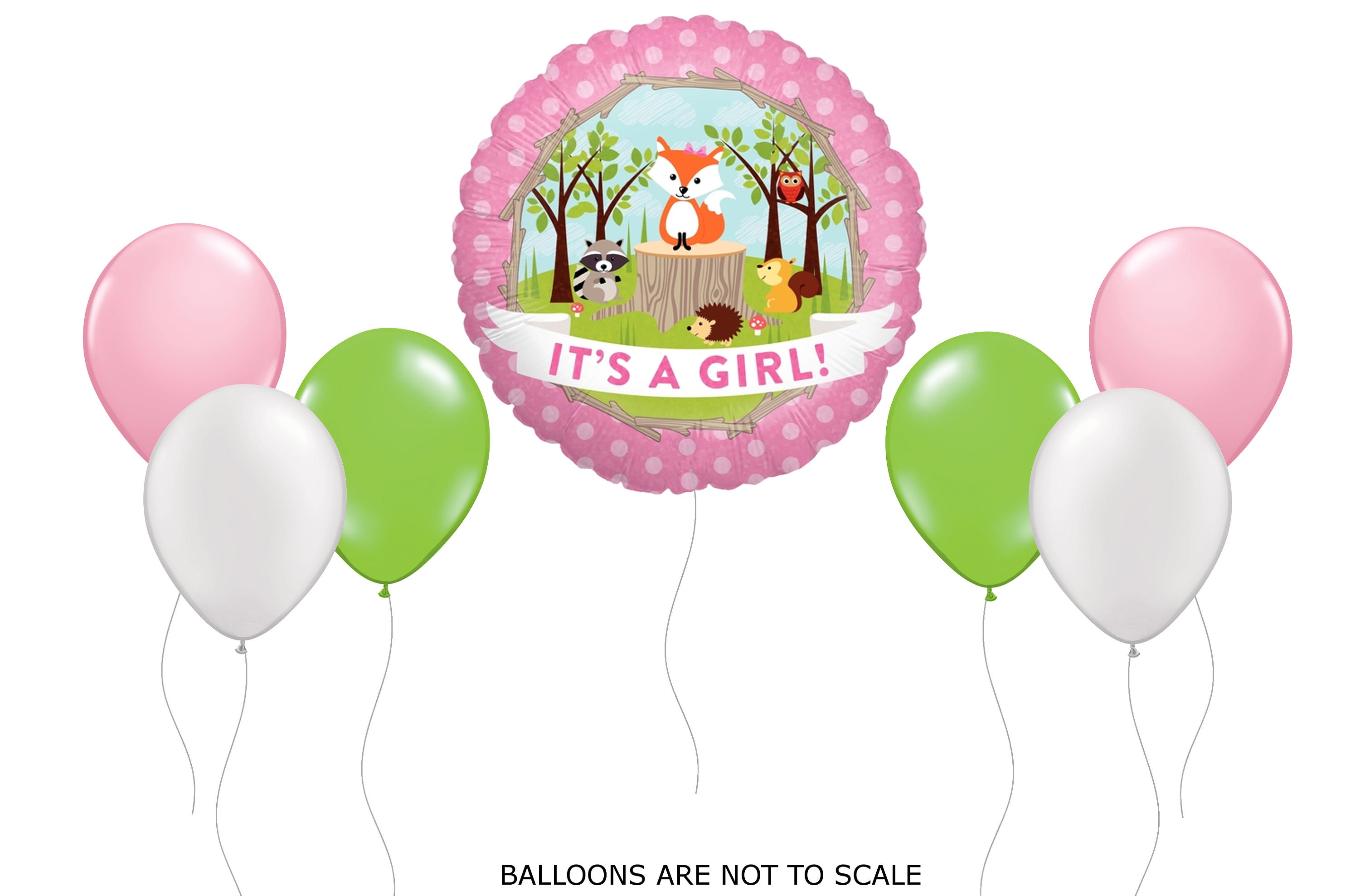 Deer Balloon Jumbo 39 Mylar Deer Woodland Animal Etsy