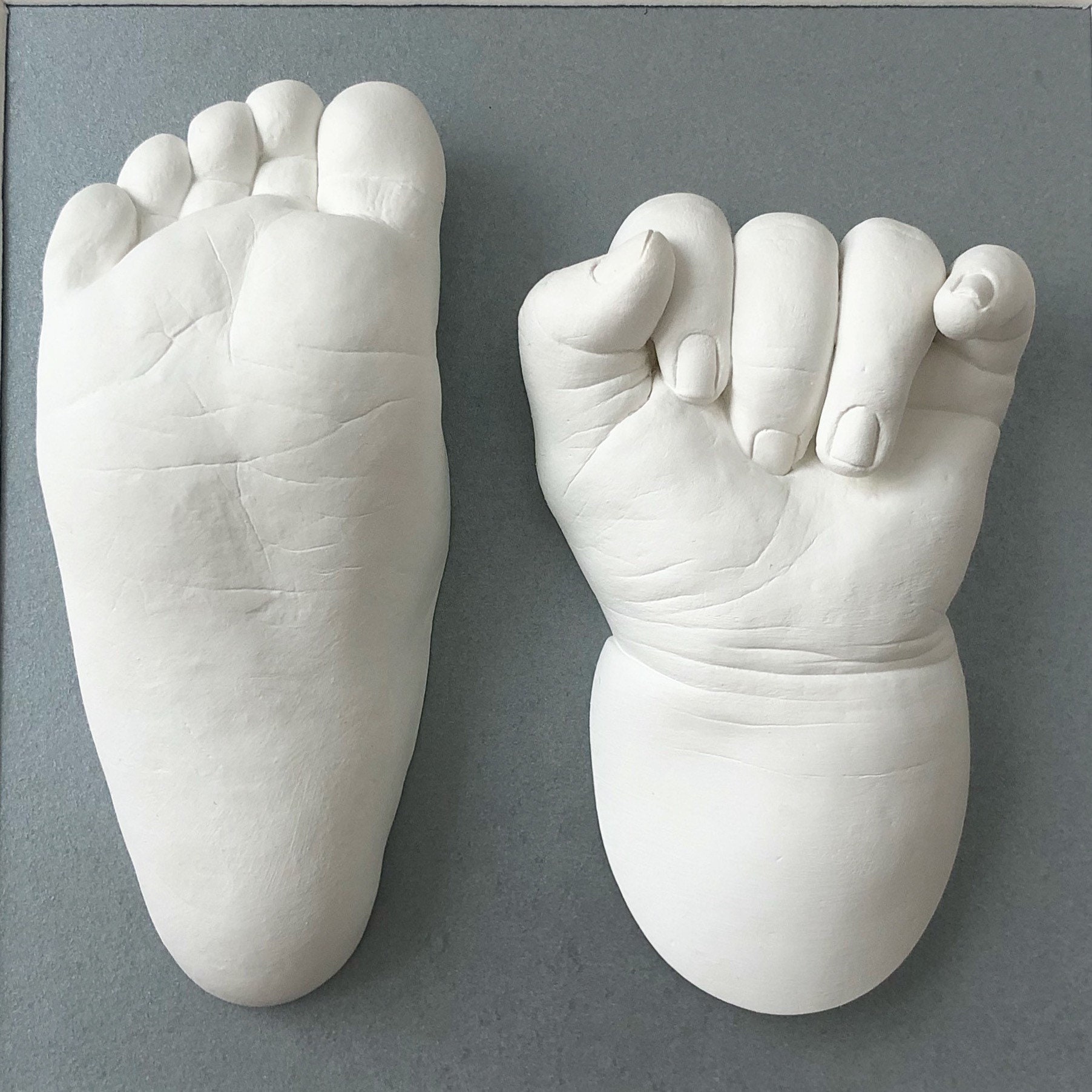 Lucky Hands Kit Moulage 3D Mains & Pieds Bébé - 36 Pièces Avec 7 Récipients & Accessoires