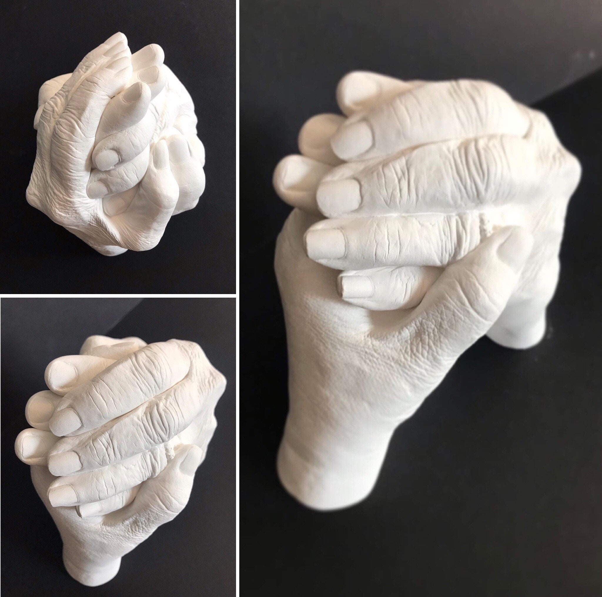 Wovilon Hand Casting Kit Couples - Plaster Hand Mold Casting Kit,  Anniversary Gift For Couple, Diy Gifts For Men, Women, Kids, Unique Wedding  Gifts