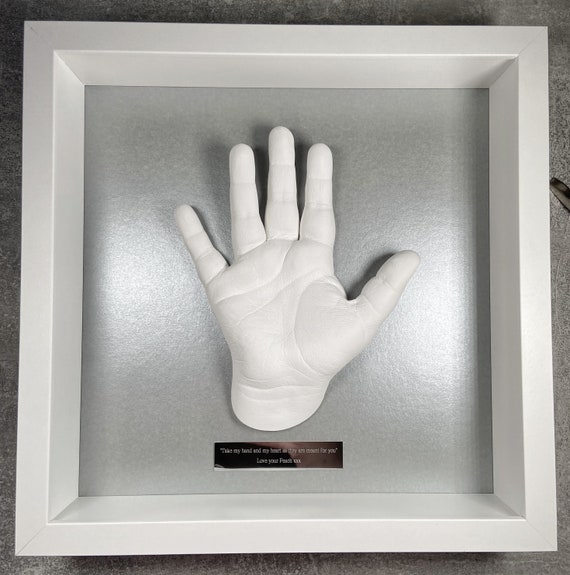 Children's Hand Casting Kit and Frame Display produce 2 Individual Castings  