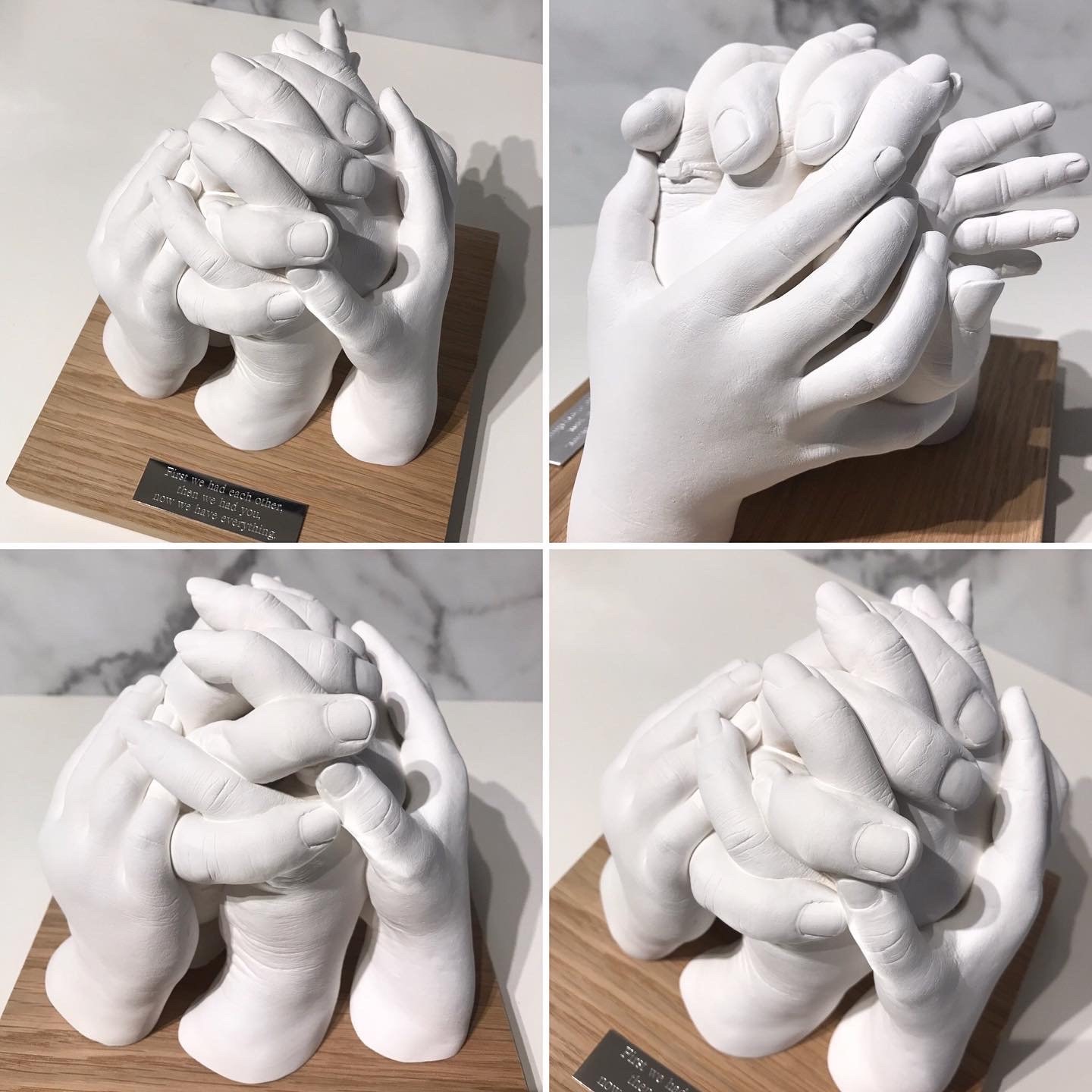 How to Make a Family Hand Casting 