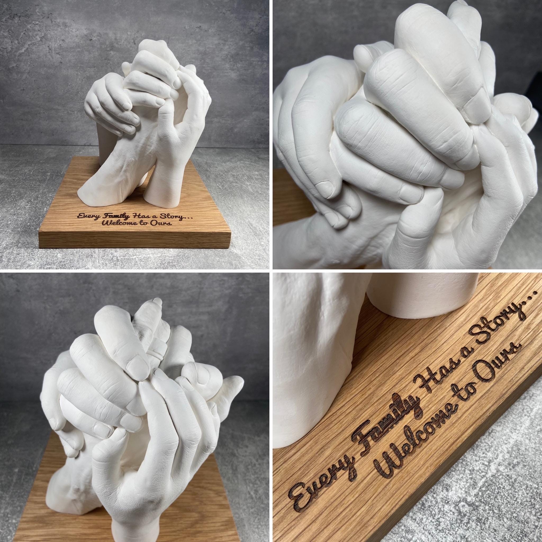 SHOP YOLO - Handafdrukset - Handen Casting Kit - Handafdruk Set Voor Koppels Voor Vele Gelegenheden Valentijnsdag