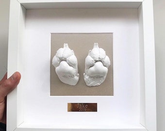 Paw Casting Kit and Frame Display - (Produce 4 individual castings)