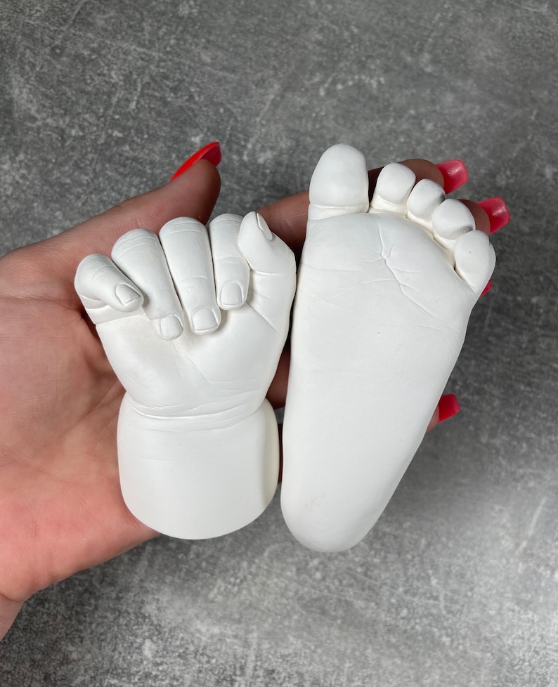 Babies Hands & Feet Casting Kit and Frame Display produce 4 Etsy