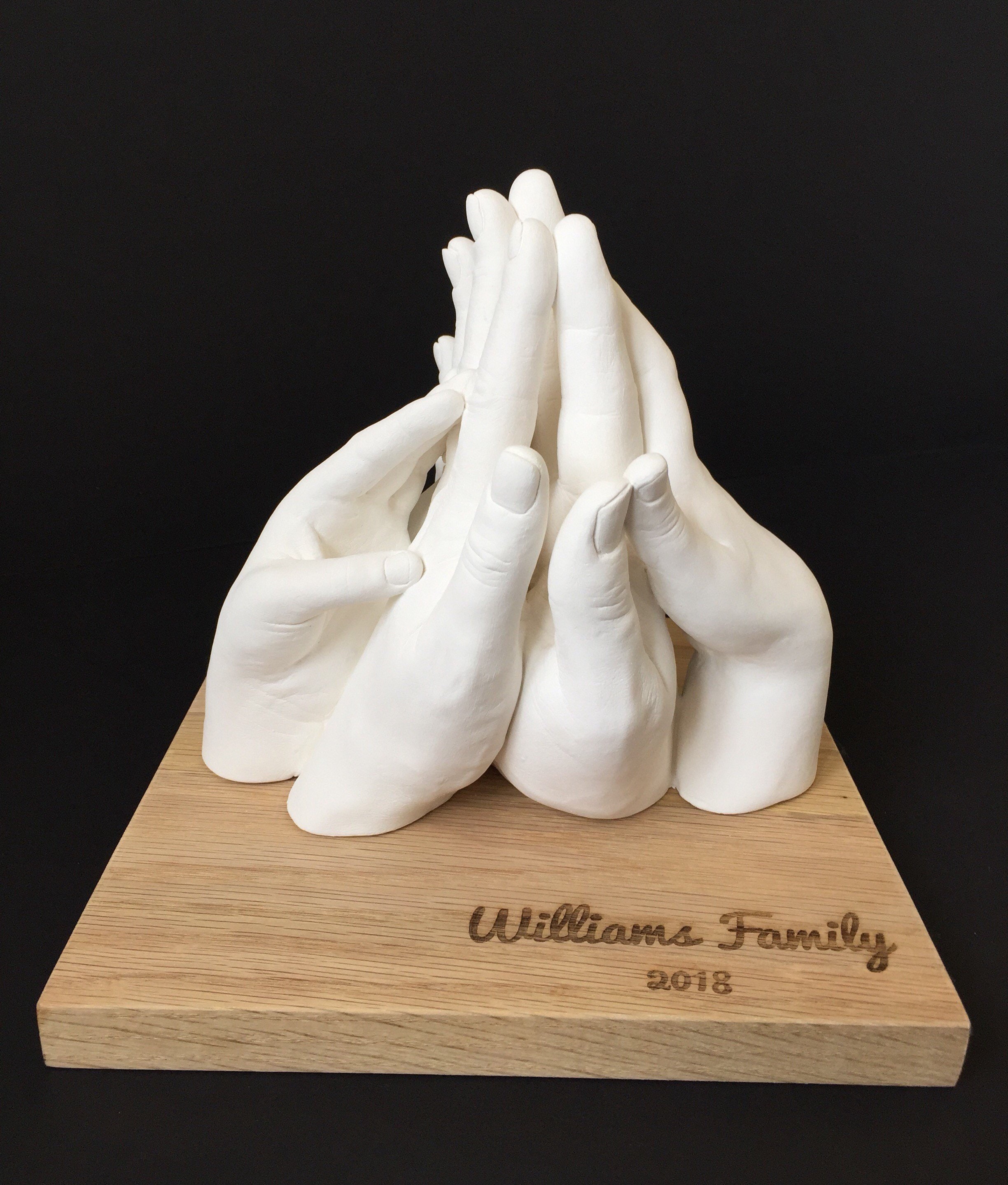 Diy Hand Casting Kit For Family Hand Mold Keepsake Sculpture