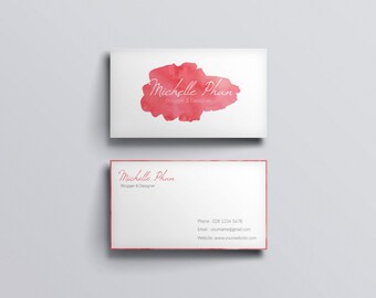 Modern Business Cardbusiness Card Etsy