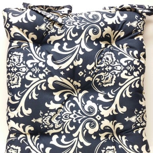 Outdoor, Indoor Seat Cushions: Damask, Lattice, Floral, Geometric Variety Outdoor and Indoor Seat Cushions