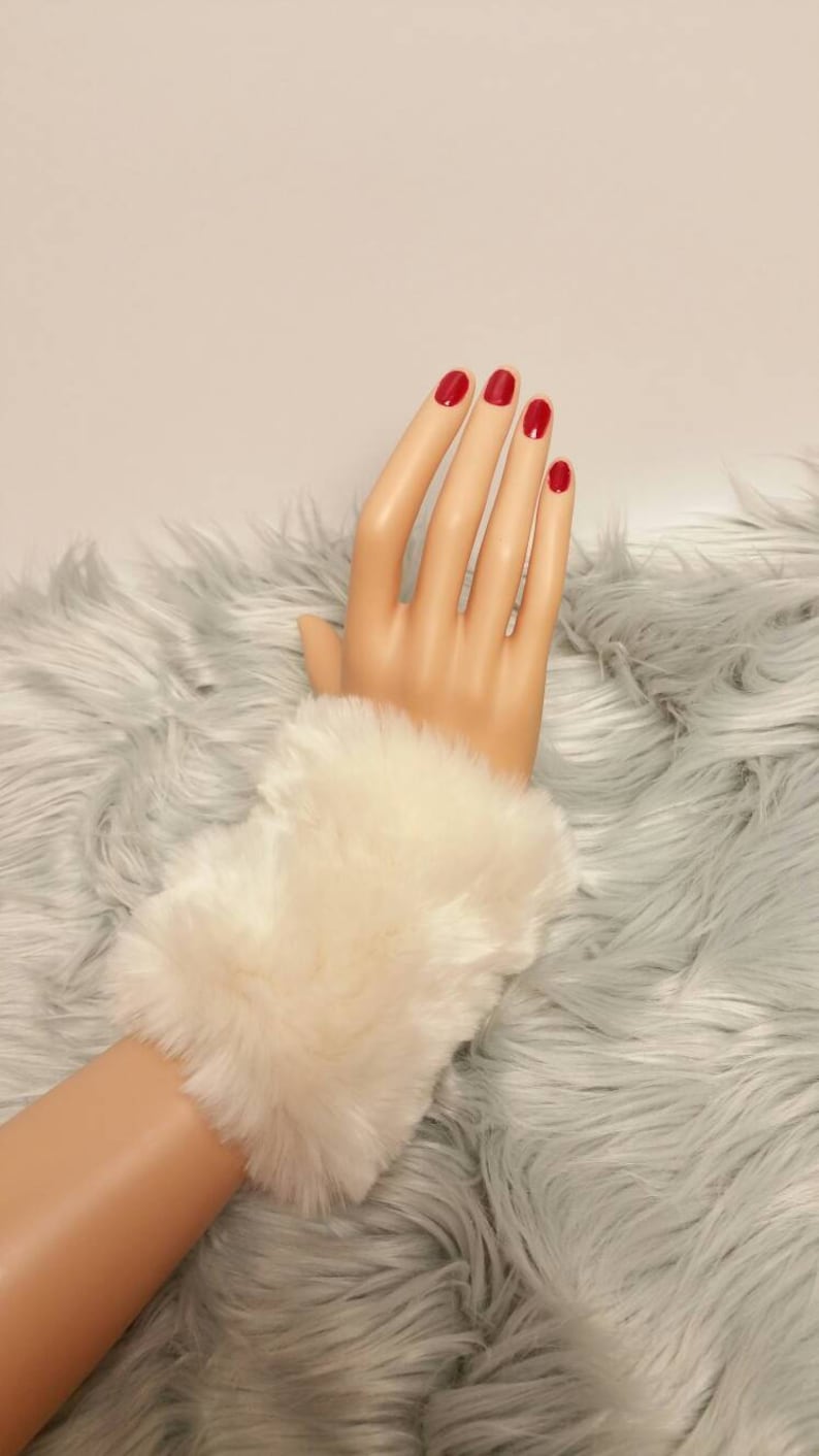 Faux Fur Arm Warmers Fluffy Luscious Pink Tip Arm Warmers Etsy