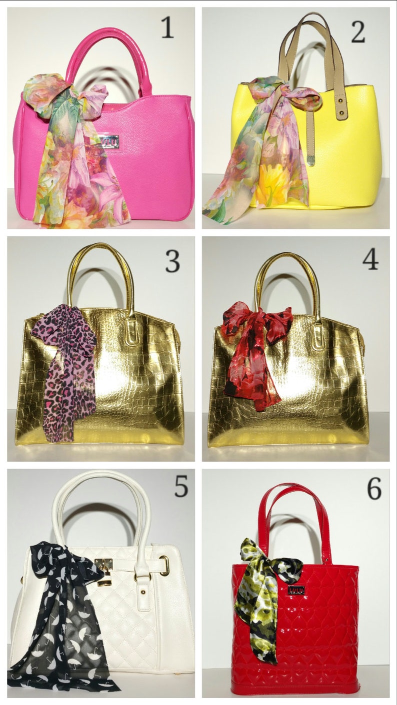 VARIETY Handbag Scarves Chiffon Charmuese Satin Cotton Etsy