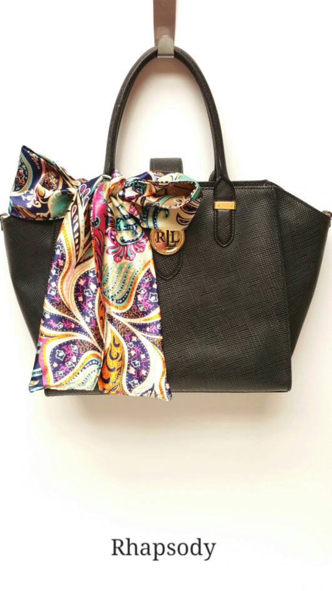 Handbag Scarf Cameoflauge Charmuese Satin Pretty Handbag Etsy