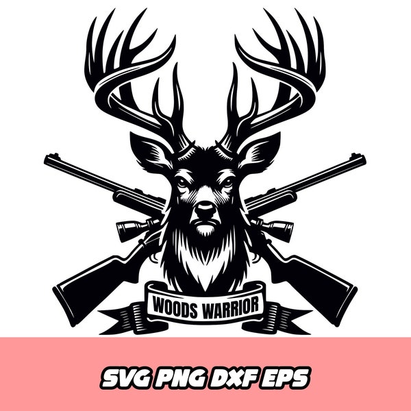 Hunting svg design, Hunter png clipart, Gone hunting vector cut file