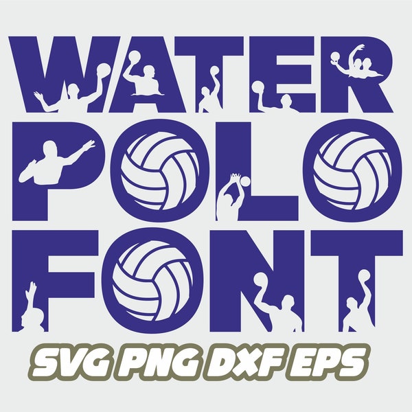 Water polo svg, Waterpolo svg, water sports font, Water polo player