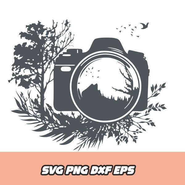 Photograph svg, Forest photo camera svg, Photography clipart, photo camera png, professional photgrapher clipart