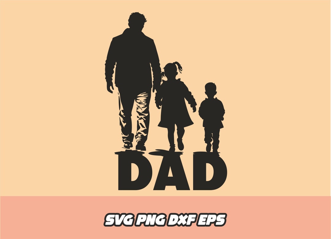 Best Dad Svg, Dad of Both Svg, Girl and Boy Dad Png, Father of Two Kids
