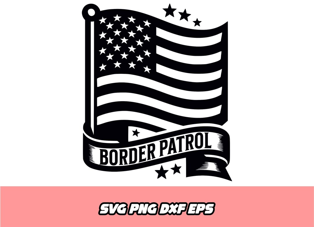 Border Patrol Svg Design, Border Protection Png Clipart, Customs ...