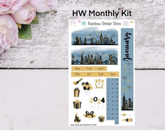 Hobonichi Weeks Monthly Kit New Years Eve/January