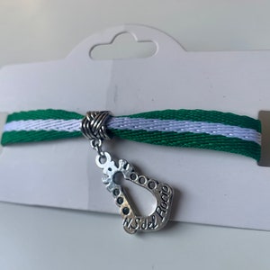 Bracelet de la Vierge du Rocío et du drapeau de l'Andalousie
