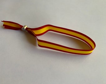 Spain flag bracelet 32x1.5cm