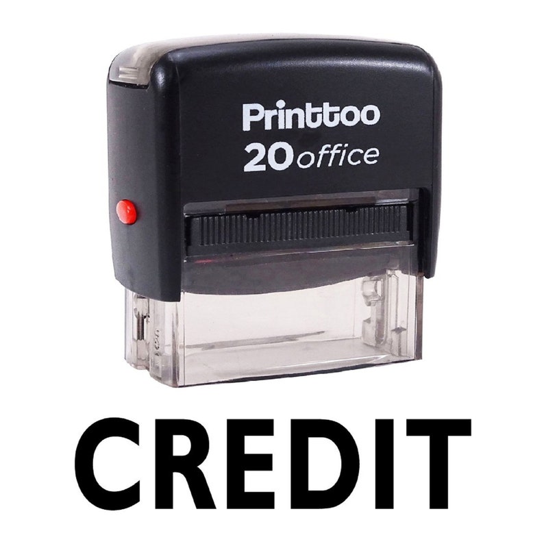Custom Made Stamp Personalized Rubber Stamp Re-inkable Mini Stamp Self Inking Rubber Stamp Credit Text Stamp IPRSS74 Rectangular Stamp