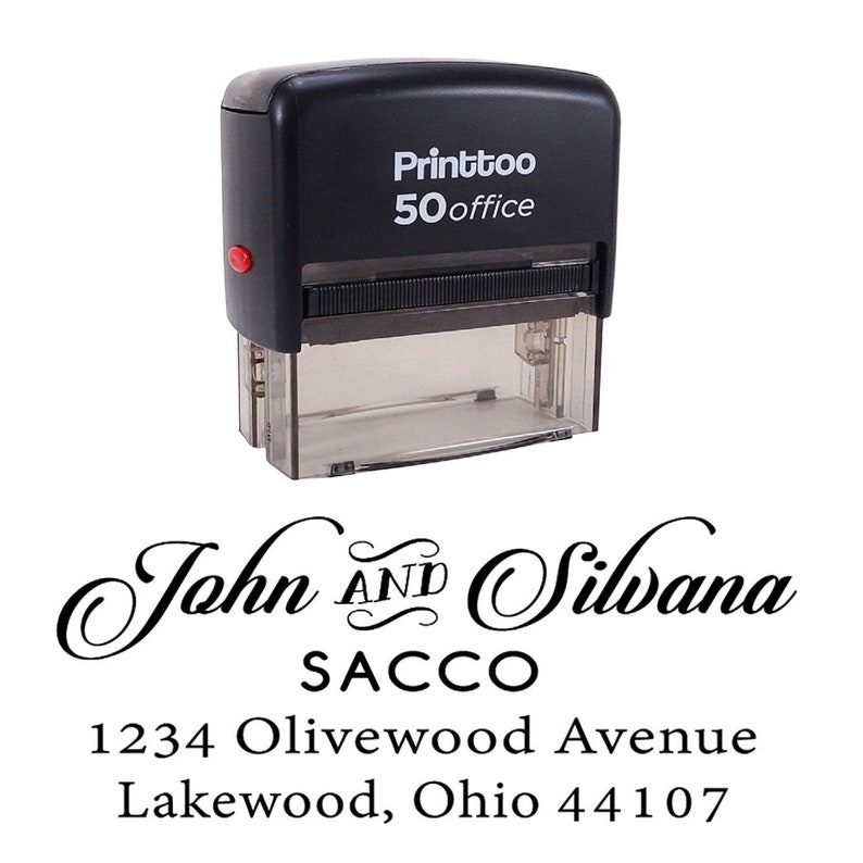 Return Address Stamper Self Inking Rubber Stamp Stationary Gift Idea IPHS88A Personalized Address Stamp Custom Wedding Invitation Stamp