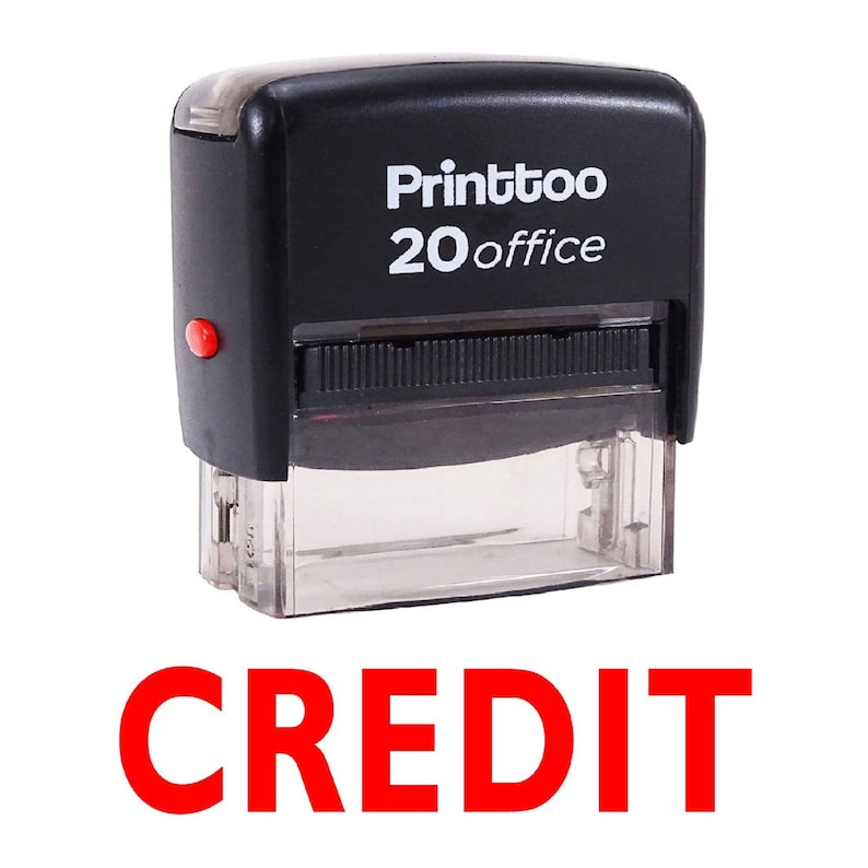 Custom Made Stamp Personalized Rubber Stamp Re-inkable Mini Stamp Self Inking Rubber Stamp Credit Text Stamp IPRSS74 Rectangular Stamp
