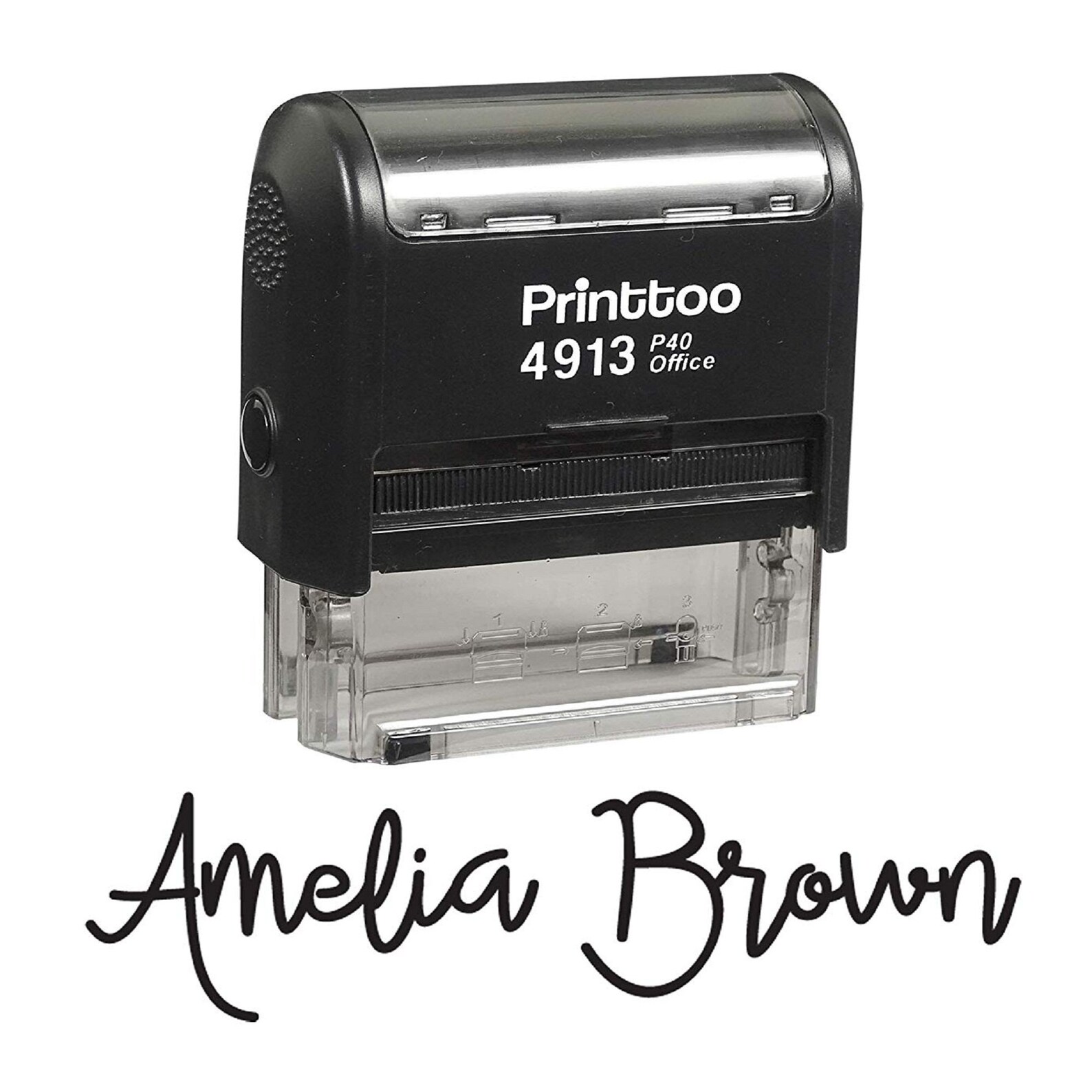 Personalized Signature Stamps Self Inking Rubber Stamps Etsy
