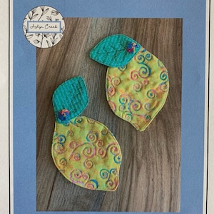 Quilted Lemon Coasters - Pattern - Sewing Pattern - Digital Download pdf - Lemons - coasters  - Home Decor - Projects - Linens - Summer