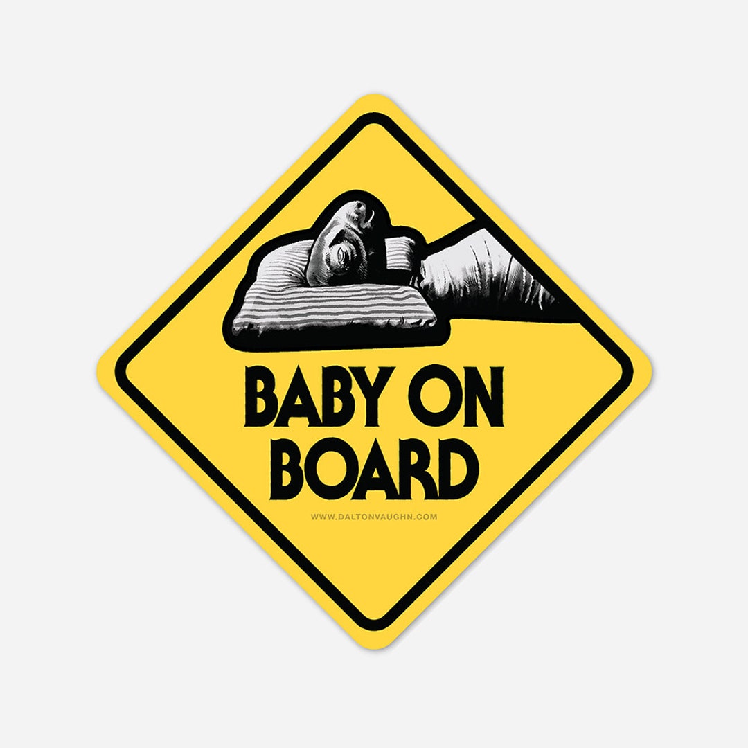 Eraserhead baby on Board Bumper Sticker Etsy