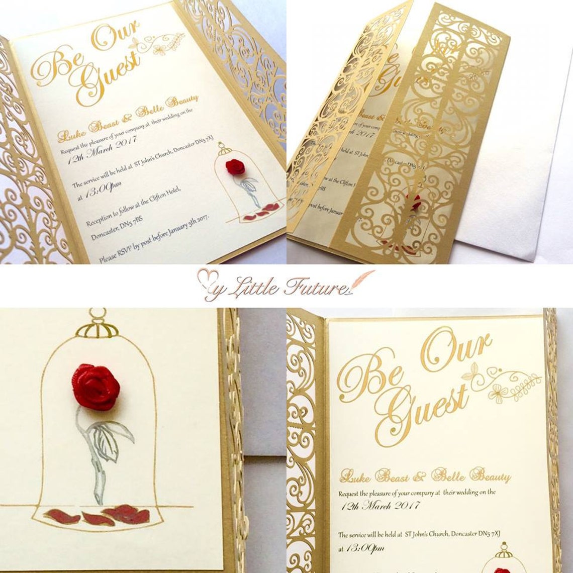 Be Our Guest Wedding Invitation Sample Etsy UK