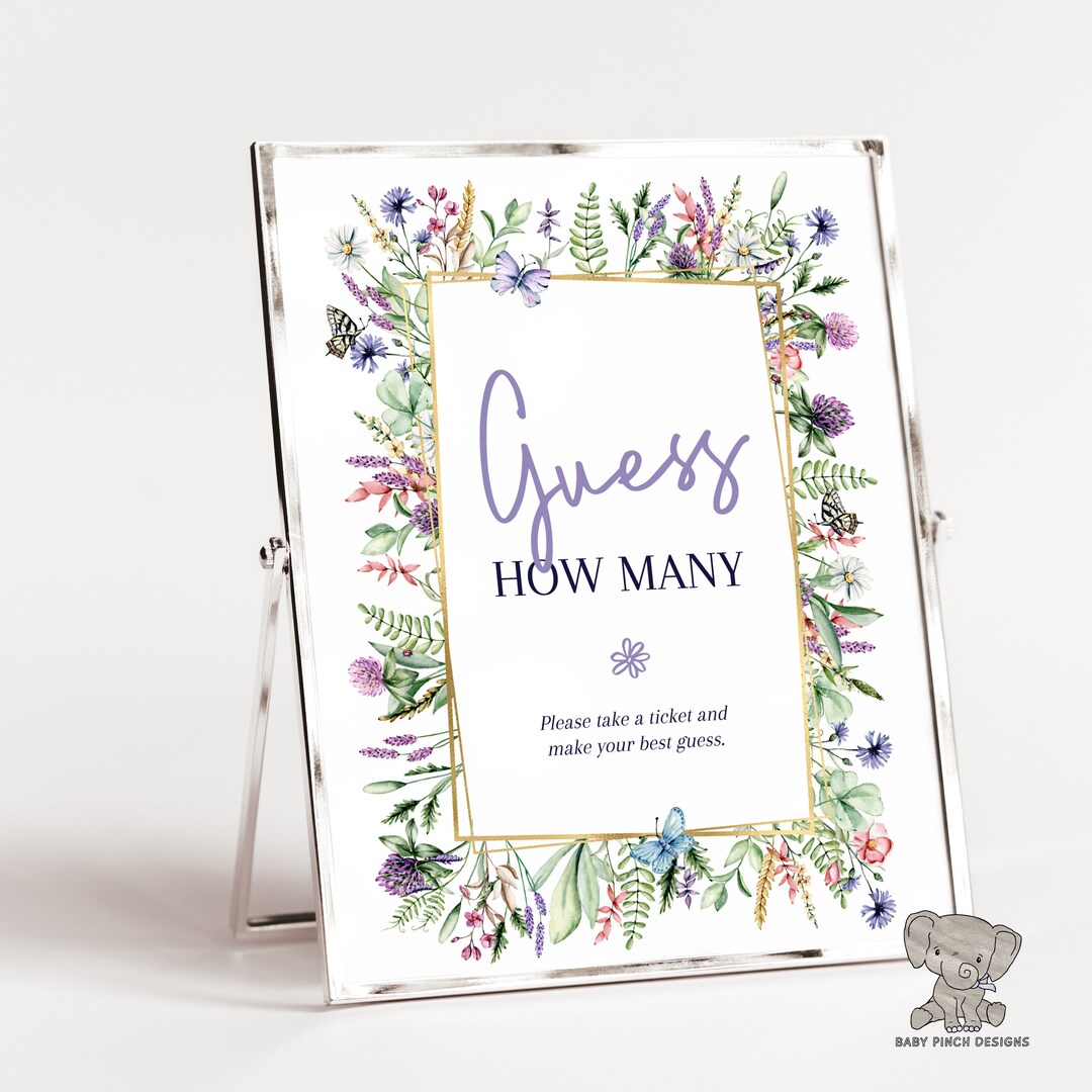 Botanical Greenery Baby Shower Game - Guess Who Mommy Or Daddy? – Jolly
