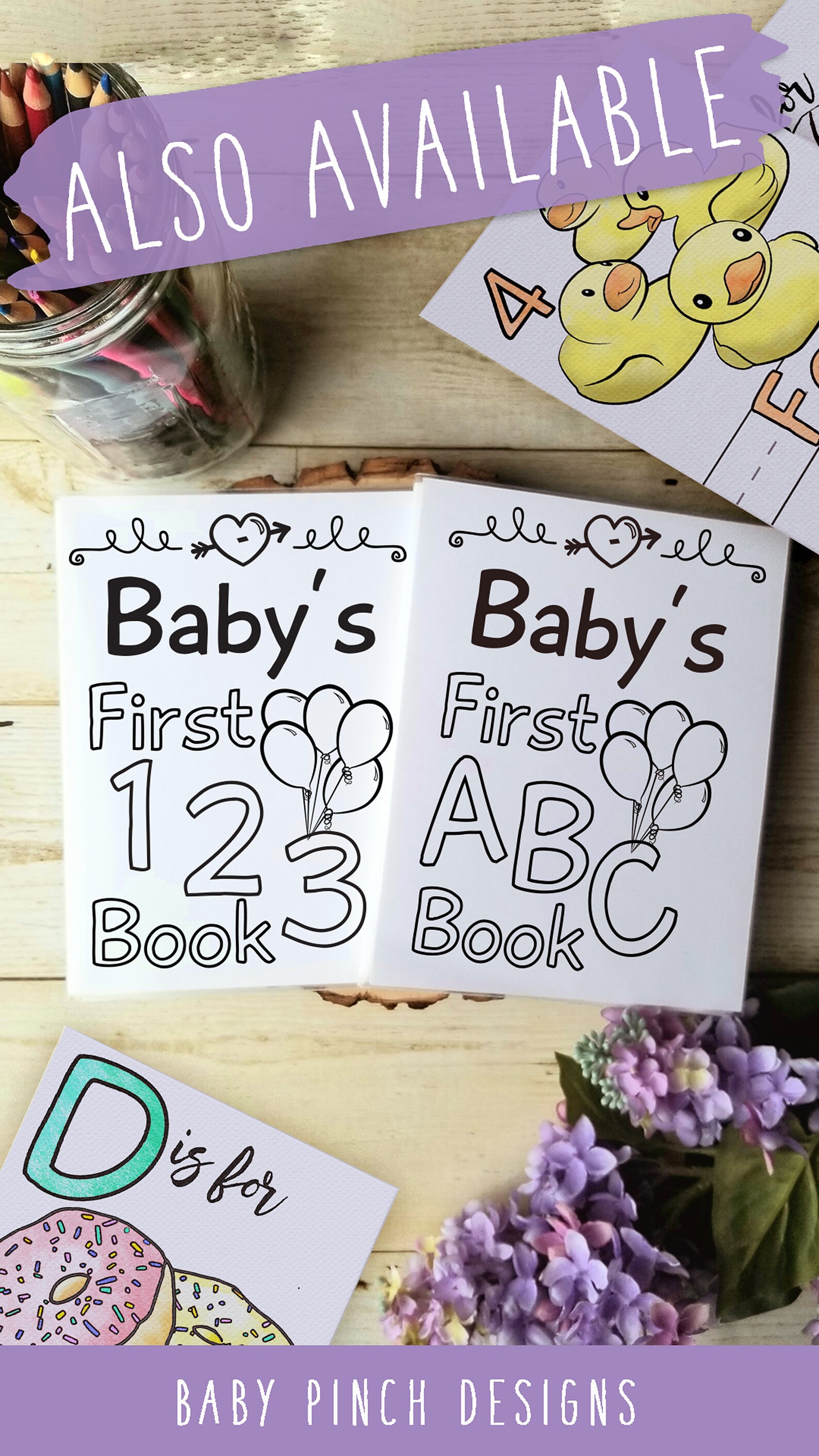 Yoga Baby Shower Guest Book 1st Birthday Guest Book ABC Yoga Etsy