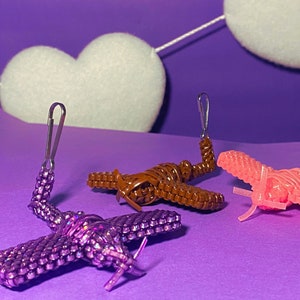 Handwoven Airplane Keychain made from Rexlace |  Lanyard, Boondoggle, Scoubidou