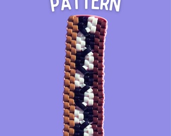Checkerboard Pattern: How to start, make, and finish the Stitch for Lanyard, Boondoggle, Scooby, Gimp Keychains