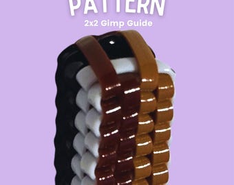 2x2 Quad Pattern: How to start, make, and finish the Stitch for Lanyard, Boondoggle, Scooby, Gimp Keychains