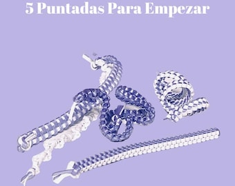 Tejido con Hilos Plásticos para Principiantes: 5 Puntadas Para Empezar