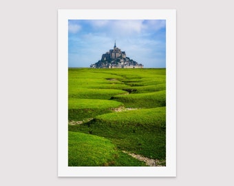 Mont Saint-Michel Photograph: Fine Art Print, France Landscape