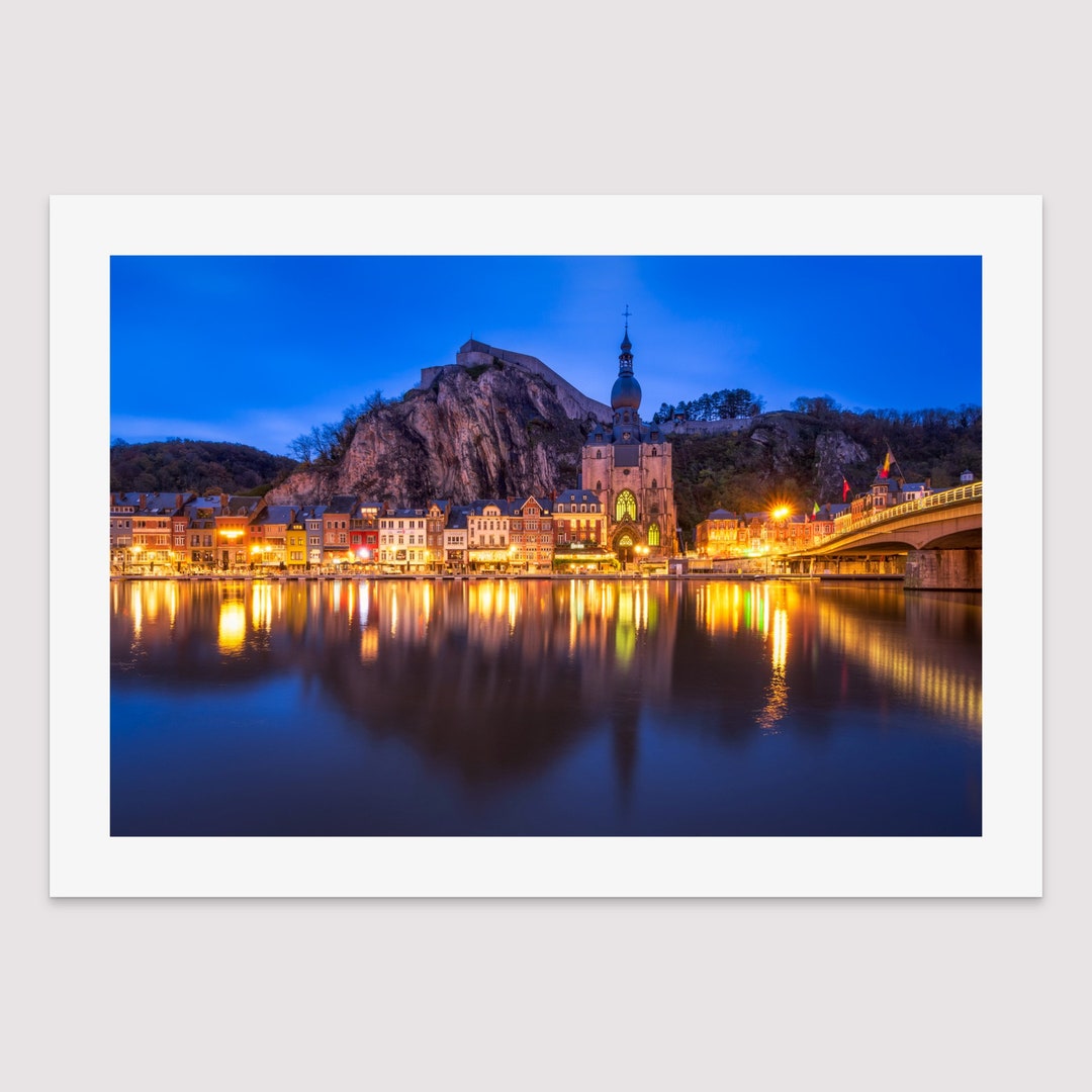 Dinant Belgium Photograph: Illuminated Cityscape Fine Art Print - Etsy