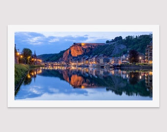 Panoramic Photograph of Dinant in Belgium Limited Edition Fine Art Print for Decoration