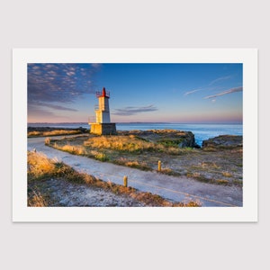 Fine Art Print of the Kerroc&#39;h Lighthouse, Ploemeur, Morbihan, Brittany, France - Wall Art - Landscape Photography