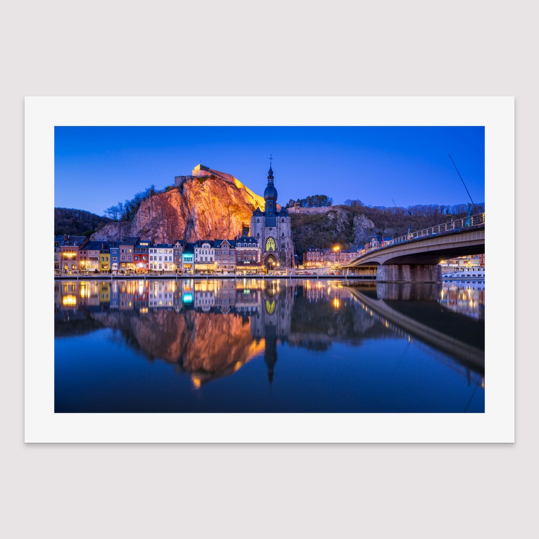 Dinant Belgium Nightscape Photograph: Fine Art Print - Etsy