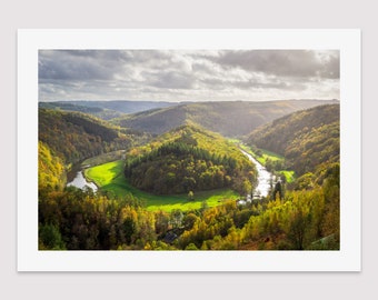Tombeau du Géant Landscape Art Print: Belgian Ardennes Photography