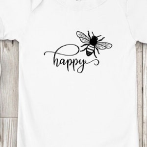 Bee Happy Shirt, Bumblebee Shirt, Be Happy Tshirt, Kindness Shirt, Be Kind Tshirt, Graphic Tshirt, Happy Tee, Bee Happy, Inspiration, Bee