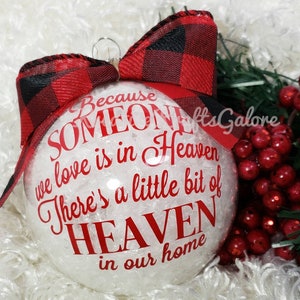thumbnail image 2 of Chrstmas N Heaven Glass Ornament Chrstmas Ornament - Etsy 2 of 11